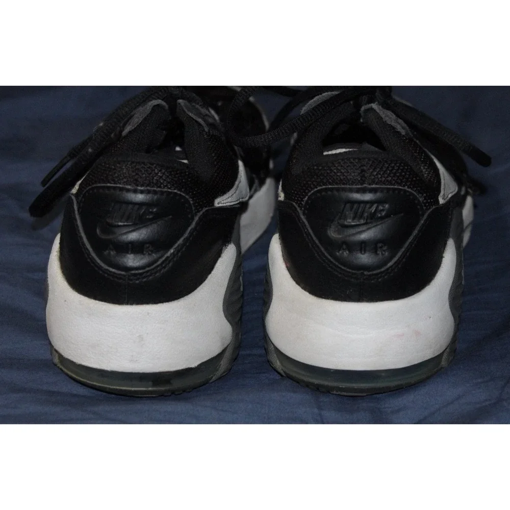 Nike Air Max 6.5Y Youth‎ Black white gray GUC